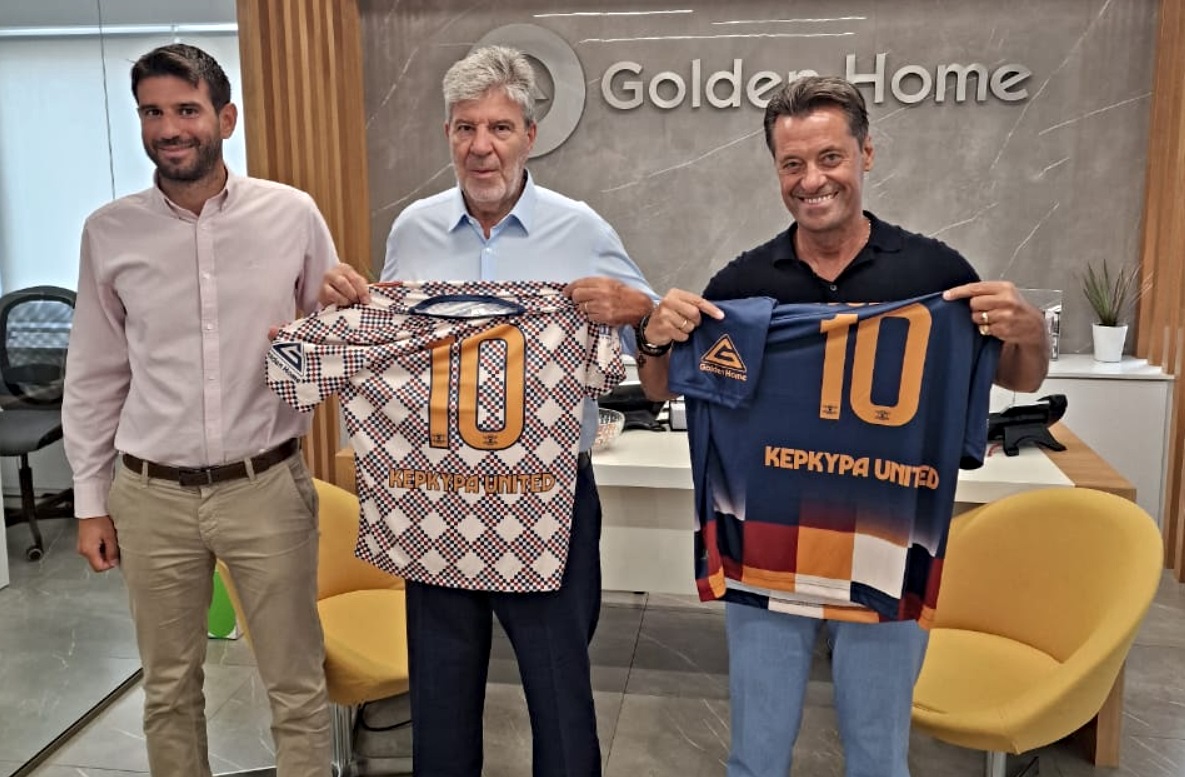 Kerkyra United & Golden Home ενώνουν δυνάμεις – Στρατηγική χορηγική σύμπραξη με προοπτική και όραμα