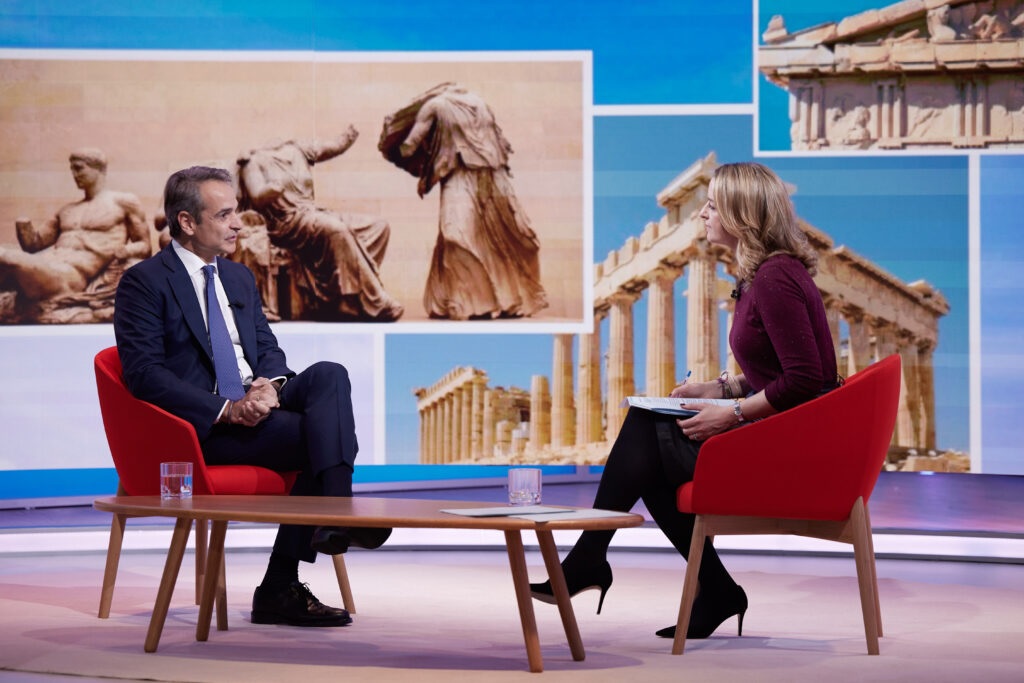 Μητσοτάκης στο BBC: ''Τα Γλυπτά ανήκουν στην Ελλάδα και εκλάπησαν''