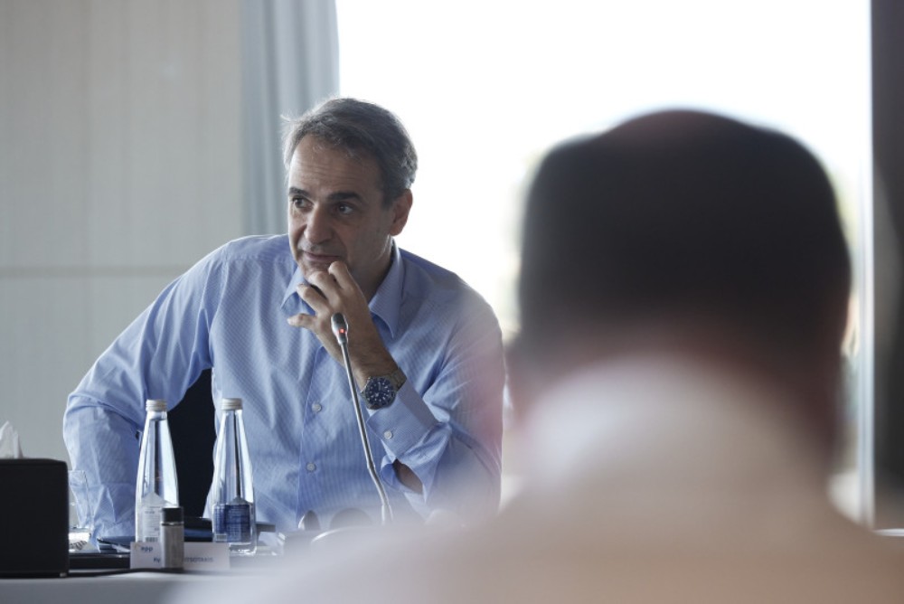 Στις διεργασίες της διάσκεψης των ηγετών του ΕΛΚ ο Κυριάκος Μητσοτάκης