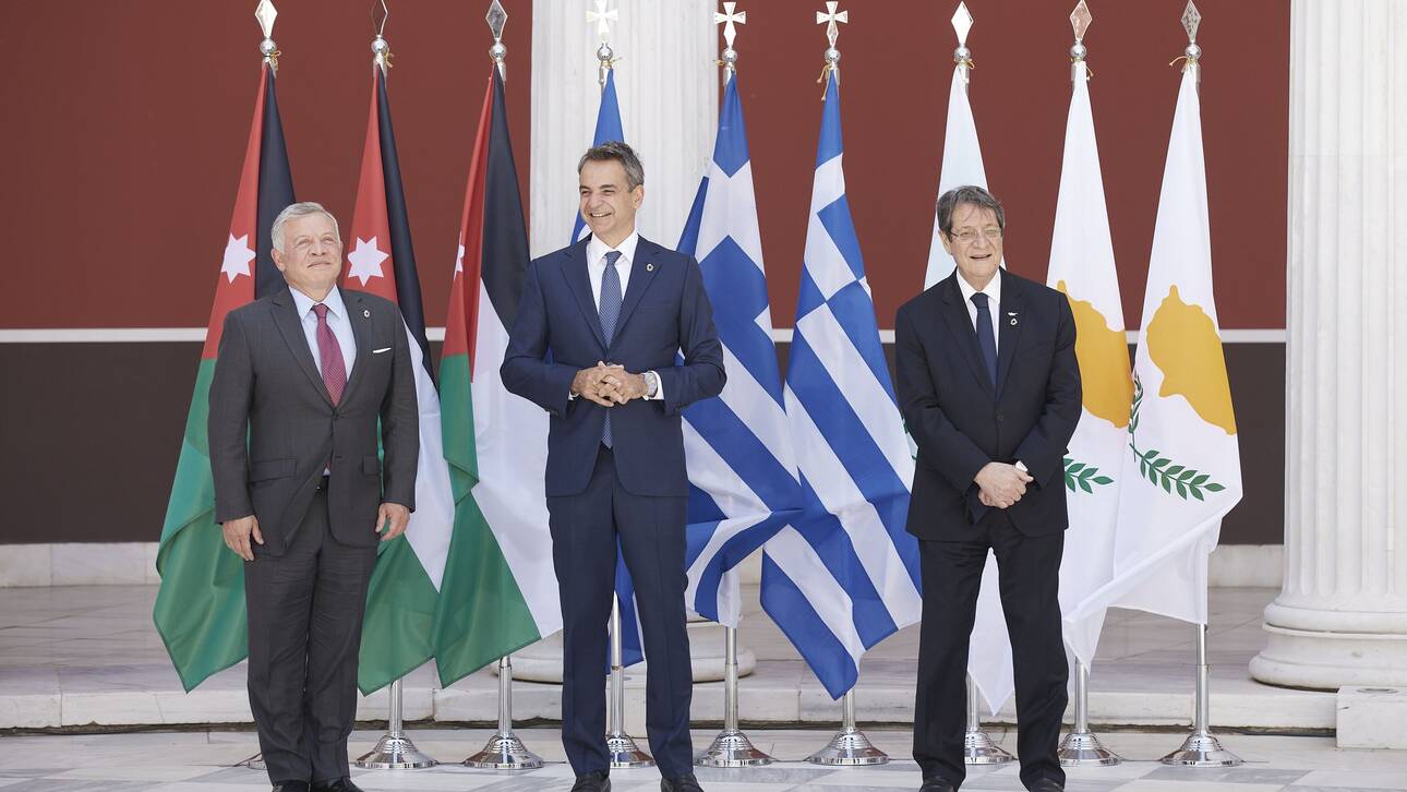 Ενώνουν τις δυνάμεις τους Ελλάδα, Κύπρος και Ιορδανία - Μήνυμα κατά της Άγκυρας από Μητσοτάκη