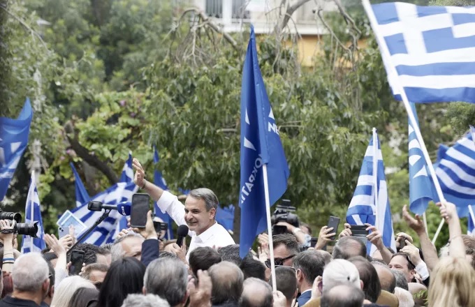 Μητσοτάκης από Ζωγράφου: «Την Κυριακή όλη η πατρίδα μας θα είναι γαλάζια»