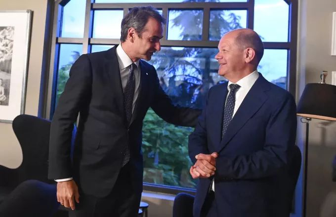 Ο Όλαφ Σολτς στην Αθήνα - Τα ελληνοτουρκικά και η ενεργειακή κρίση